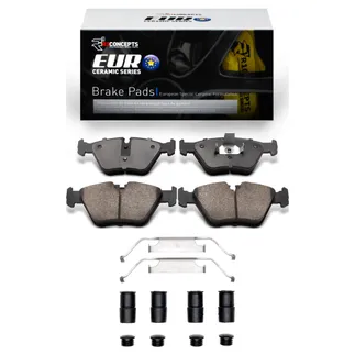 R1 Concepts 2600-0946-01 Euro Ceramic Pads & Hardware Kit